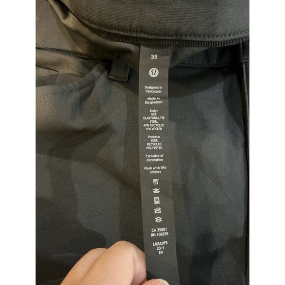 Lululemon MP24 Men’s ABC Pant Classic 34” – Size 35 Obsidian - Picture 5 of 5